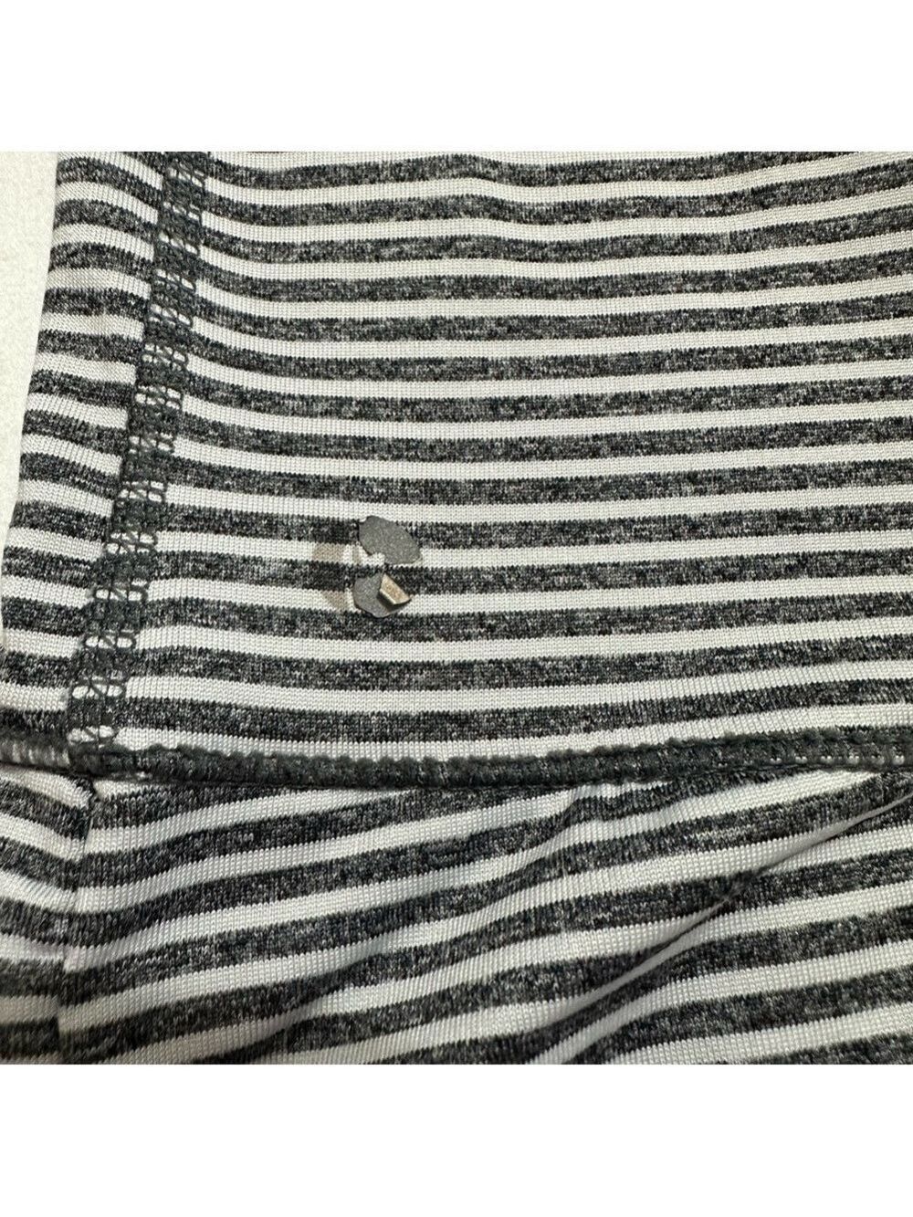 WOMEN’S 90 DEGREE BY REFLEX BLUE & WHITE STRIPED ATHLETIC V-NECK HOODIE SIZE XL - Picture 8 of 10